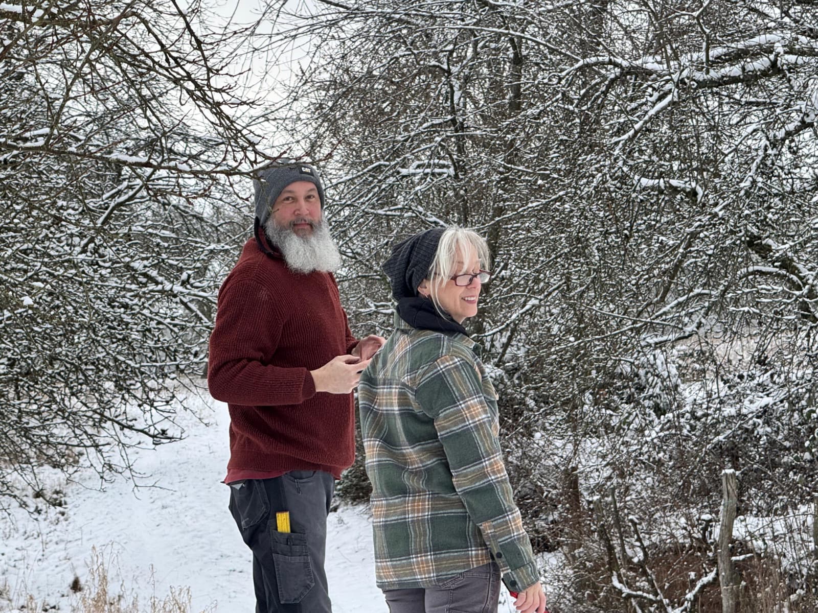 Our family in winter